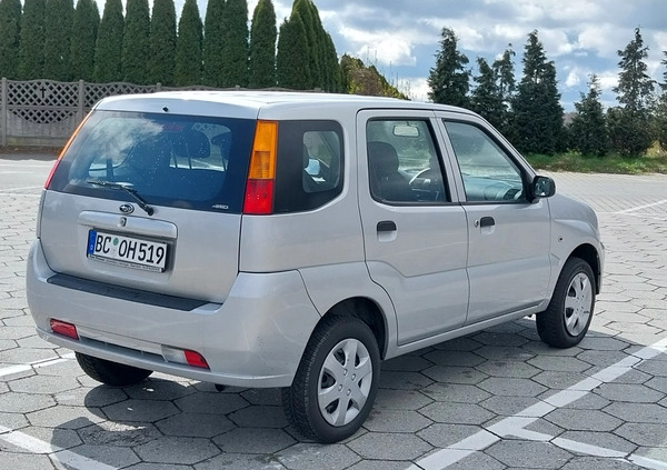 Subaru Justy cena 14400 przebieg: 154000, rok produkcji 2004 z Opalenica małe 352